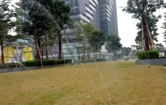 华为办公绿地采用亨特灌溉系统